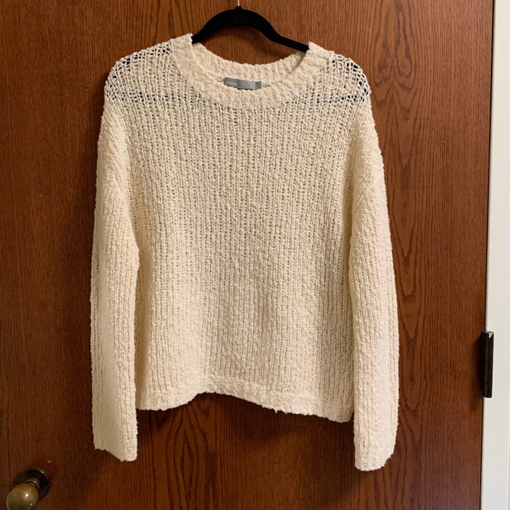 Never Worn Thick Knitted Vince Cream Sweater